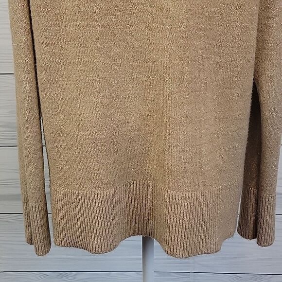 Apt. 9 pullover crewneck sweater in shimmering tan Size L - Picture 8 of 13